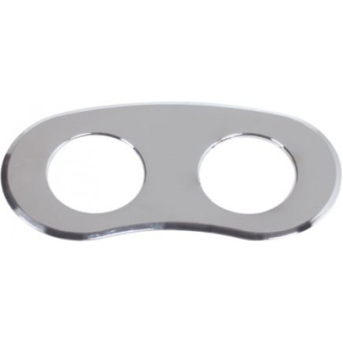 برچسب دوتایی ABS-کروم